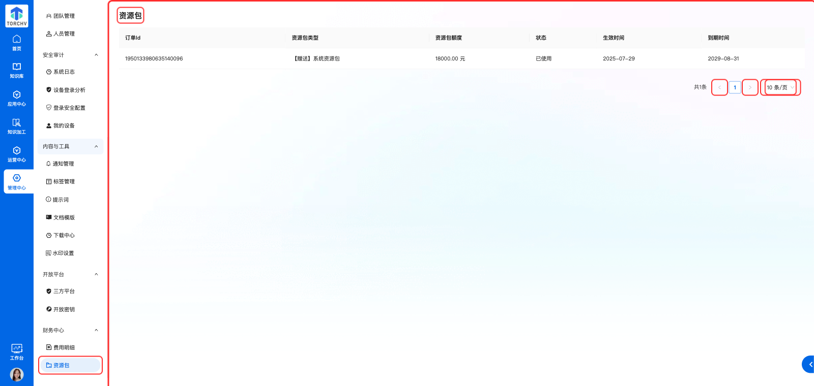 财务中心 资源包