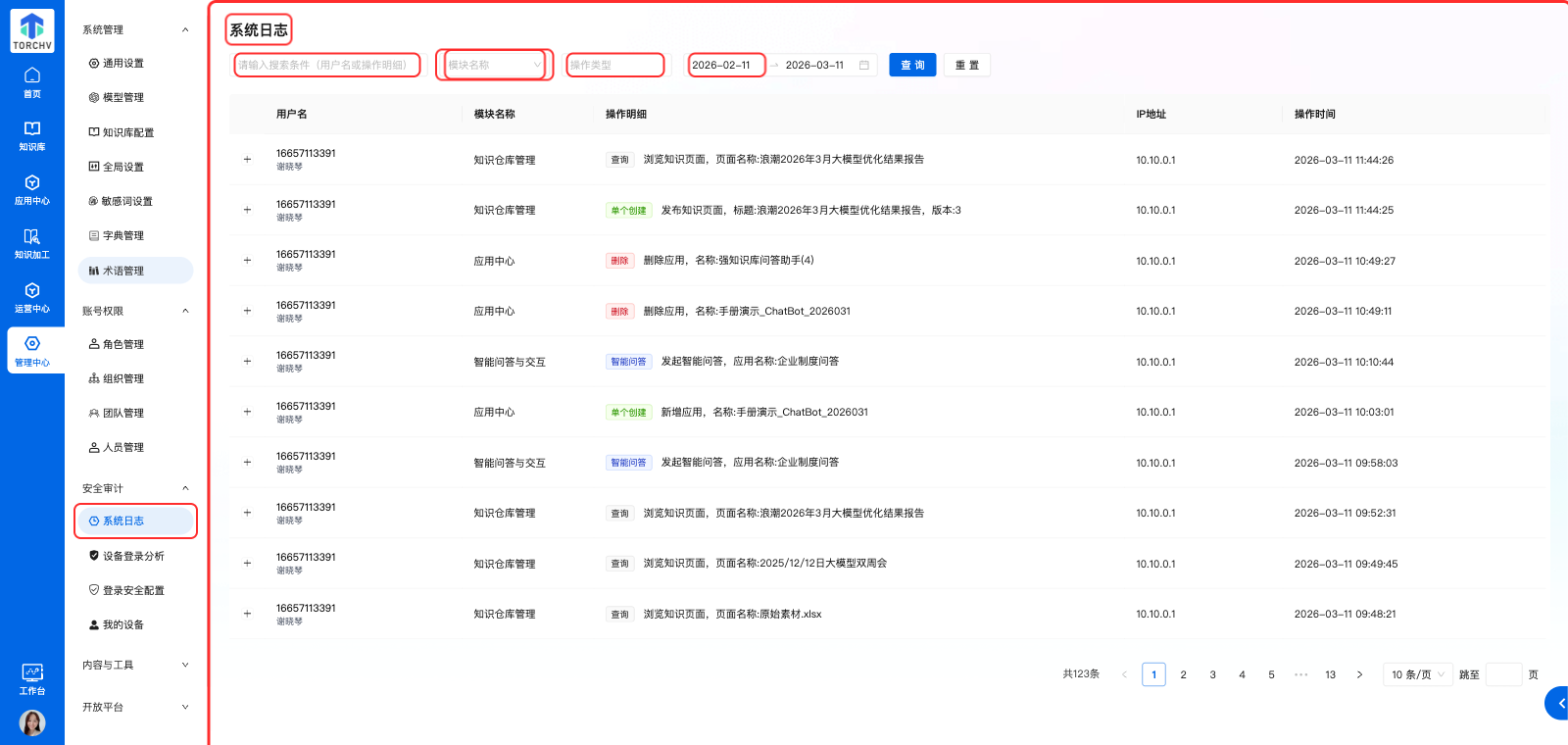 管理中心_安全审计